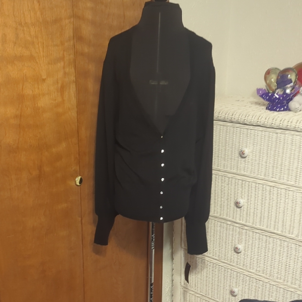 Thalia Sodi Black Knit Sweater